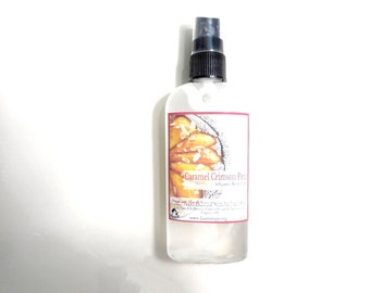 Caramel Crimson Pear Body Splash - 3 Types - Body Mist, Shimmering Body Spray - Spray Mist - Perfumed Spray - 4.7 oz