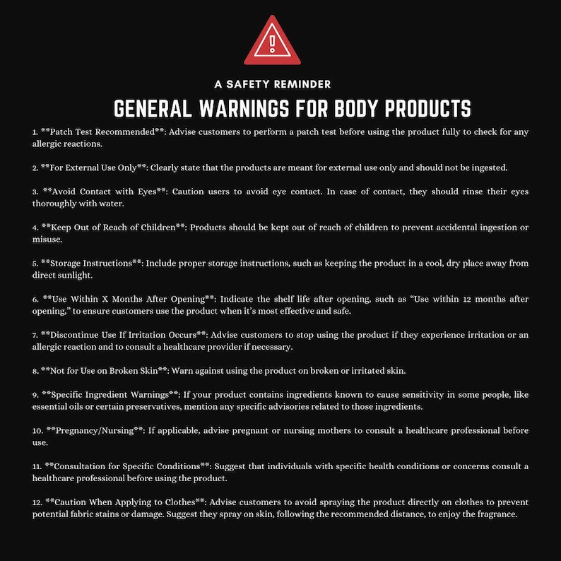 A safety reminder