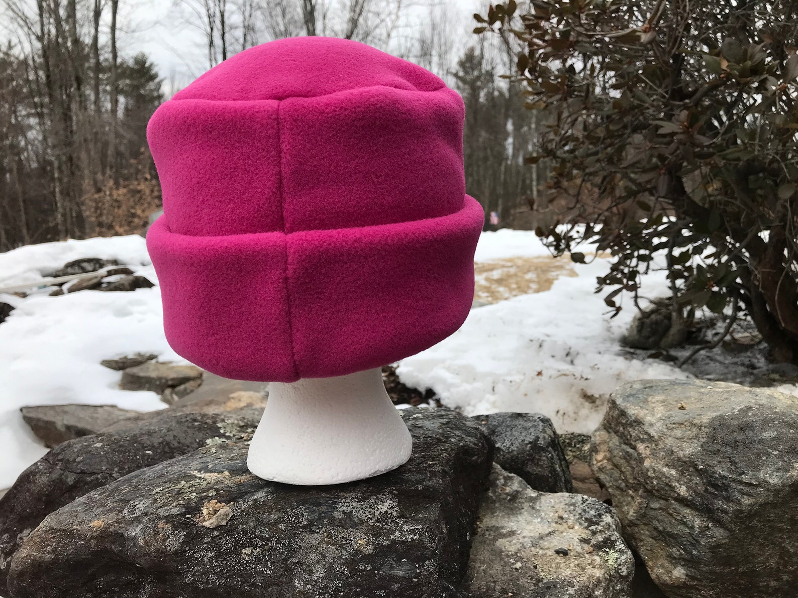 Womens Fleece Brim Hat Etsy