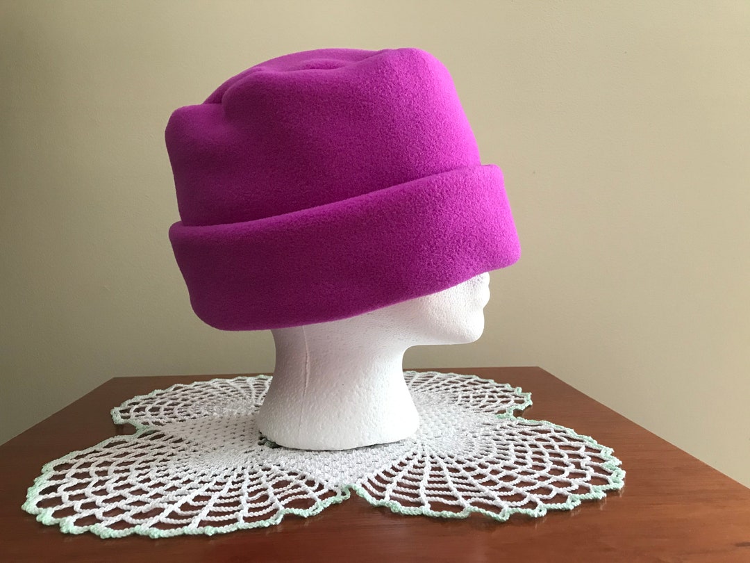 Women's Fleece Brim Hat Etsy