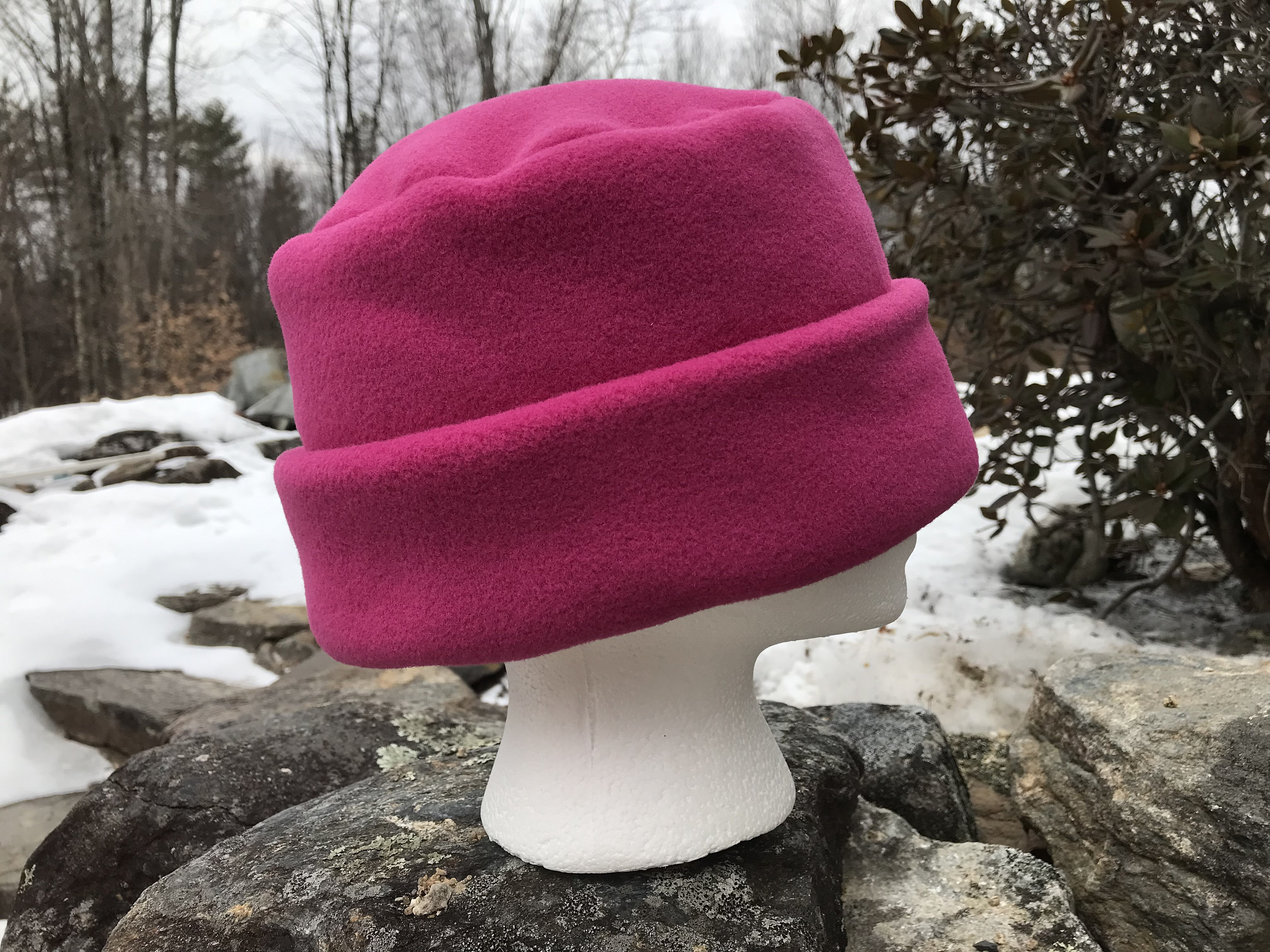 Womens Fleece Brim Hat Etsy