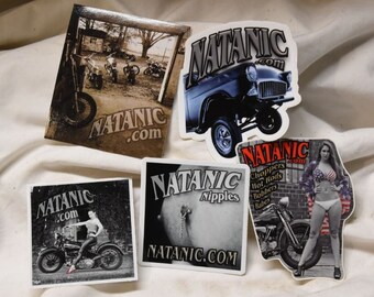 Natanic Sticker pack #2 - ALL 5 designs!