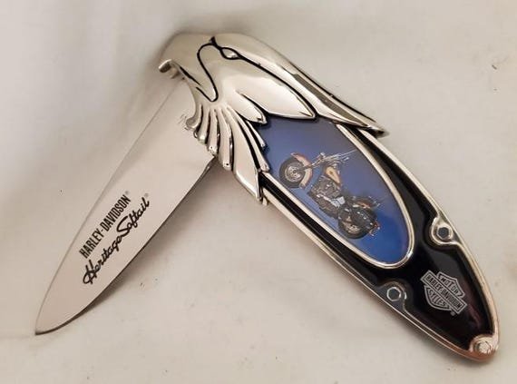 Harley-davidson Heritage Softail Collector's Knife by the Franklin