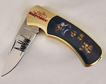 Easyriders David Mann "Brotherhood of Biking" collectors knife (N0840)