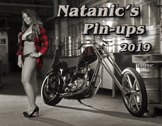 Natanic S Pin Ups 2019 Calendar Etsy