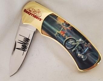 Easyriders David Mann "Knight Rider" collectors knife (N0660)