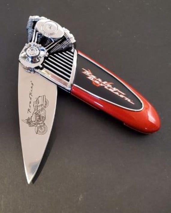 Harley-davidson Twin Cam 88ci Engine Collector's Knife by the