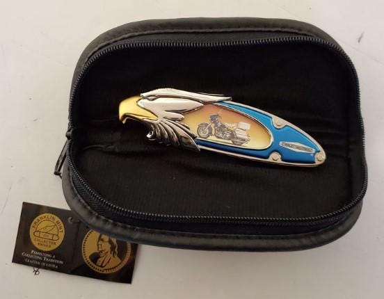 洋楽 King Federal Vintage Collectors Series Harley-davidson 1973 Electraglide Shovelhead Collector's Knife by
