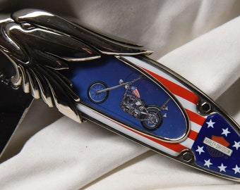 The Ultimate Chopper (Captain America bike) collectors knife from Easy Rider movie - Officially Licensed Product (N0189)