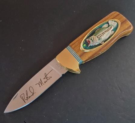 Roland Martin Signature Collectible Fishing Knife by the Franklin