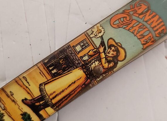 Annie Oakley Western Comic Collector Knife (N1541) - Etsy