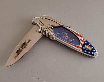 The Ultimate Chopper (Captain America bike) collectors knife from Easy Rider movie - Officially Licensed Product (N2525)