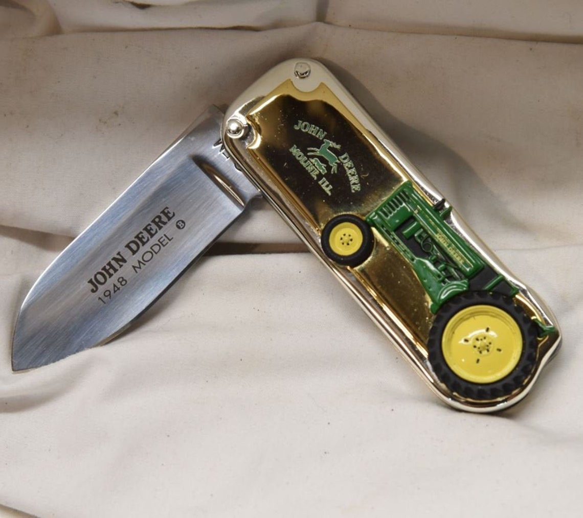 John Deere tractor 1948 Model B collectors pocket knife | Etsy