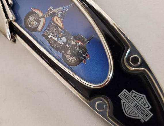 Harley-davidson Heritage Softail Collector's Knife by the Franklin