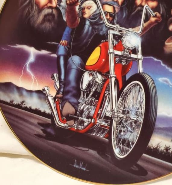 Easyriders Collector's Plate With David Mann 