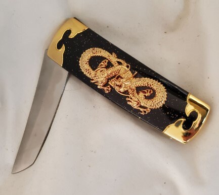 DRAKENさん　リーガル EastCoastCollection Franklin Mint - Dragon of the East Collectors Tanto Knife (N0684