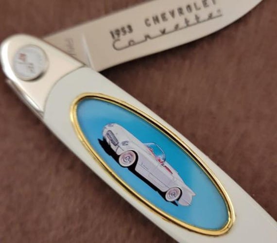 1953 Chevy Corvette Convertible - Franklin Mint Collector Knife
