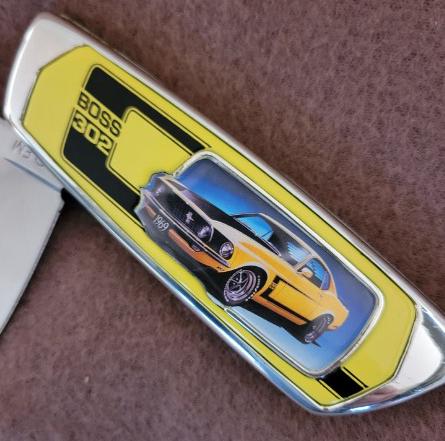 1969 Boss 302 Mustang - Franklin Mint Collector Knife (N1192) - Etsy