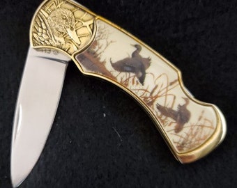 Mallard duck collectors knife by the Franklin Mint (N0894)