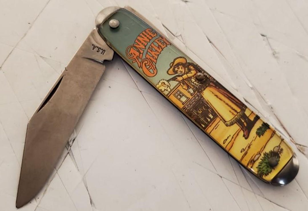 Annie Oakley Western Comic Collector Knife (N1541) - Etsy