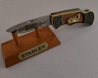 Stanley Tools collectible pocket knife with stand (N2660)
