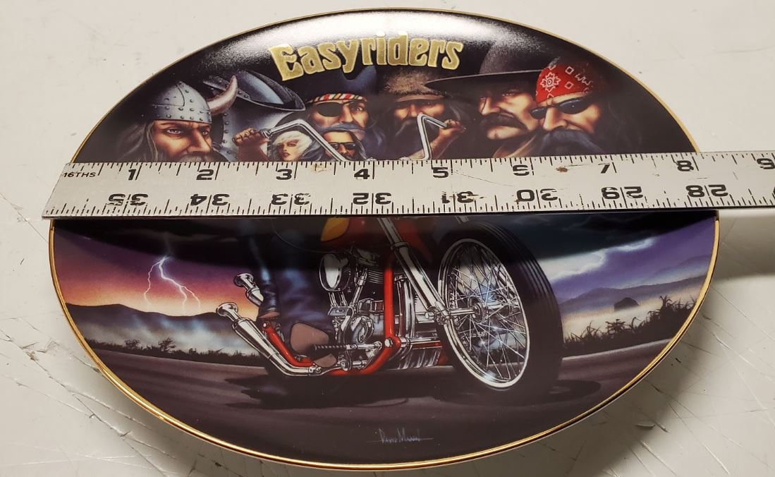 Easyriders Collector's Plate With David Mann 
