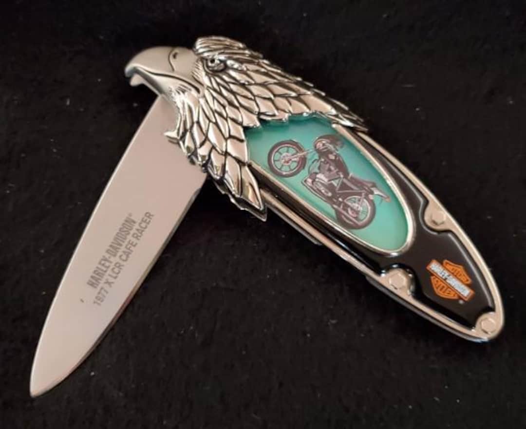 Harley-davidson 1977 XLCR Cafe Racer Collector's Knife by the
