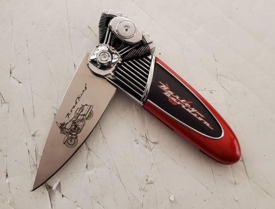 Harley-davidson Twin Cam 88ci Engine Collector's Knife by the