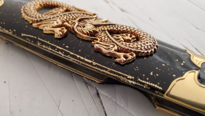 Franklin Mint - Dragon of the East Collectors Tanto Knife (N0667