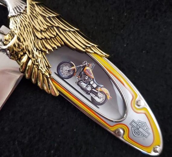 Harley-davidson Dyna Low Rider Collector's Knife by the Franklin