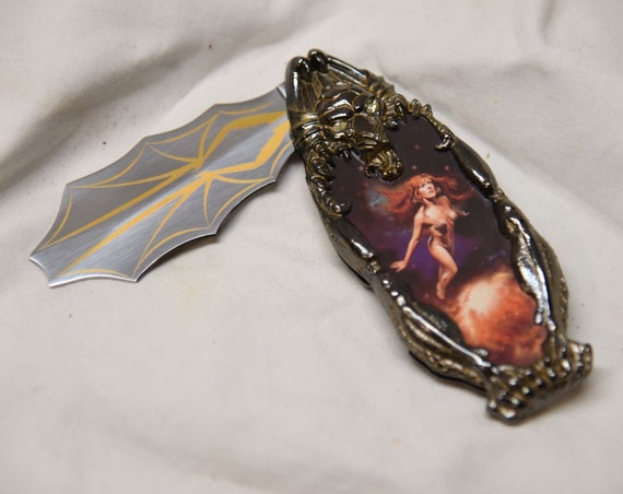 Franklin Mint - Boris Vallejo Dragon / Fantasy Girl 