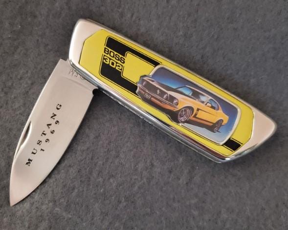 1969 Boss 302 Mustang - Franklin Mint Collector Knife (N1369) - Etsy
