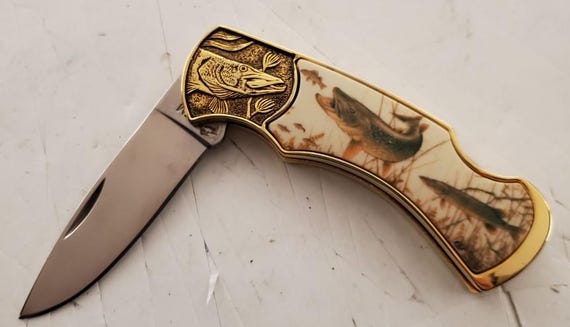 Northern Pike Collectors Knife by the Franklin Mint (N1610) - Etsy