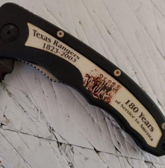 Smith & Wesson Texas Rangers Tribute Pocket Knife Knife (N2200) - Etsy