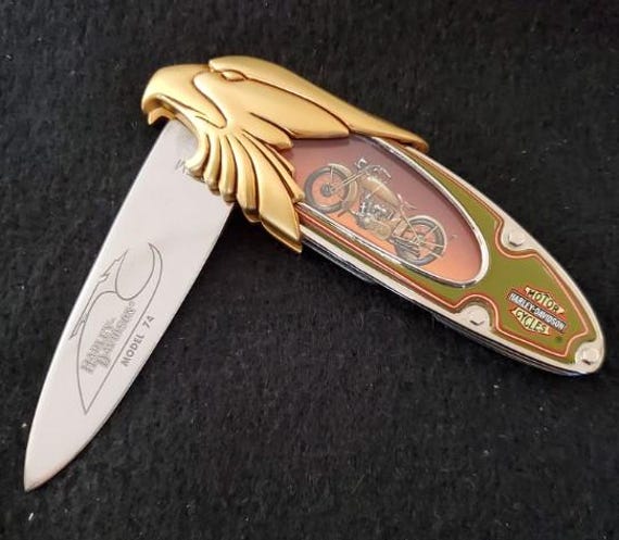 Harley-davidson 1929 74ci Collector's Knife by the Franklin Mint