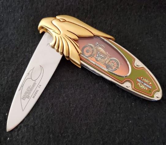 Harley-davidson 1929 74ci Collector's Knife by the Franklin Mint