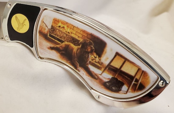 Labrador Retriever Collectors Knife by the Franklin Mint (N0568