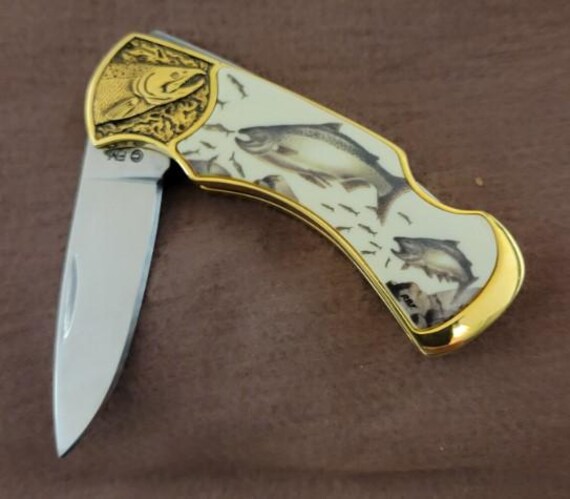 King Salmon Collectors Knife by the Franklin Mint (N1168) - Etsy