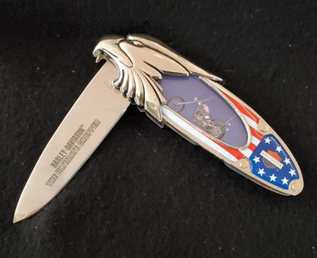 The Ultimate Chopper (captain America Bike) Collectors Knife From