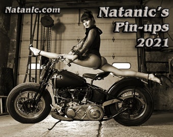 Natanic&#39;s Pin-ups 2021 calendar and cover poster combo!
