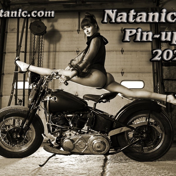 Natanic's Pin-ups 2021 calendar and cover poster combo!