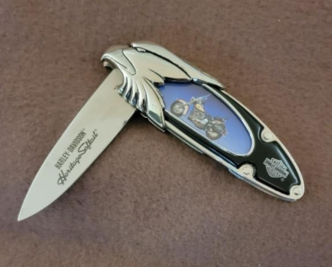 Harley-davidson Heritage Softail Collector's Knife by the Franklin