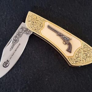 Colt 1851 Navy Revolver collector&#39;s knife (N1035)