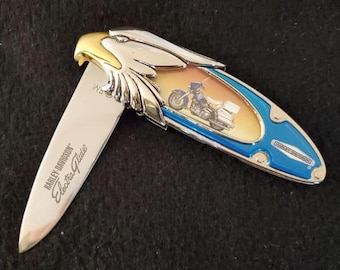 Harley-davidson 1973 Electraglide Shovelhead Collector's Knife by
