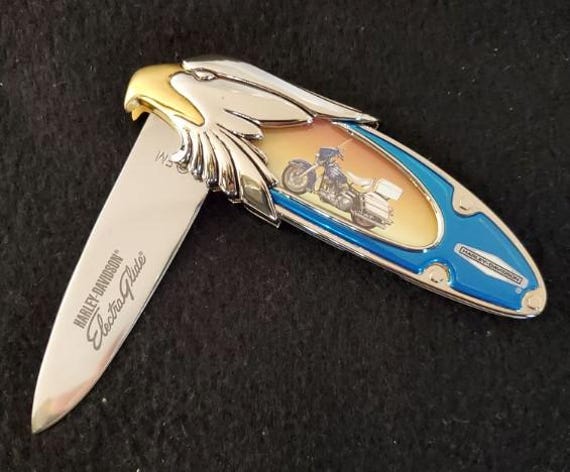Harley-davidson 1973 Electraglide Shovelhead Collector's Knife by