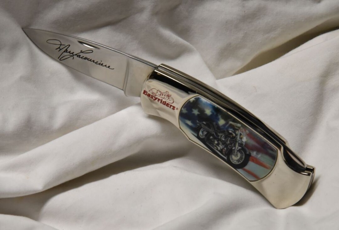 Easyriders Collectors Knife Featuring Artwork by Marc Lacourciere ...