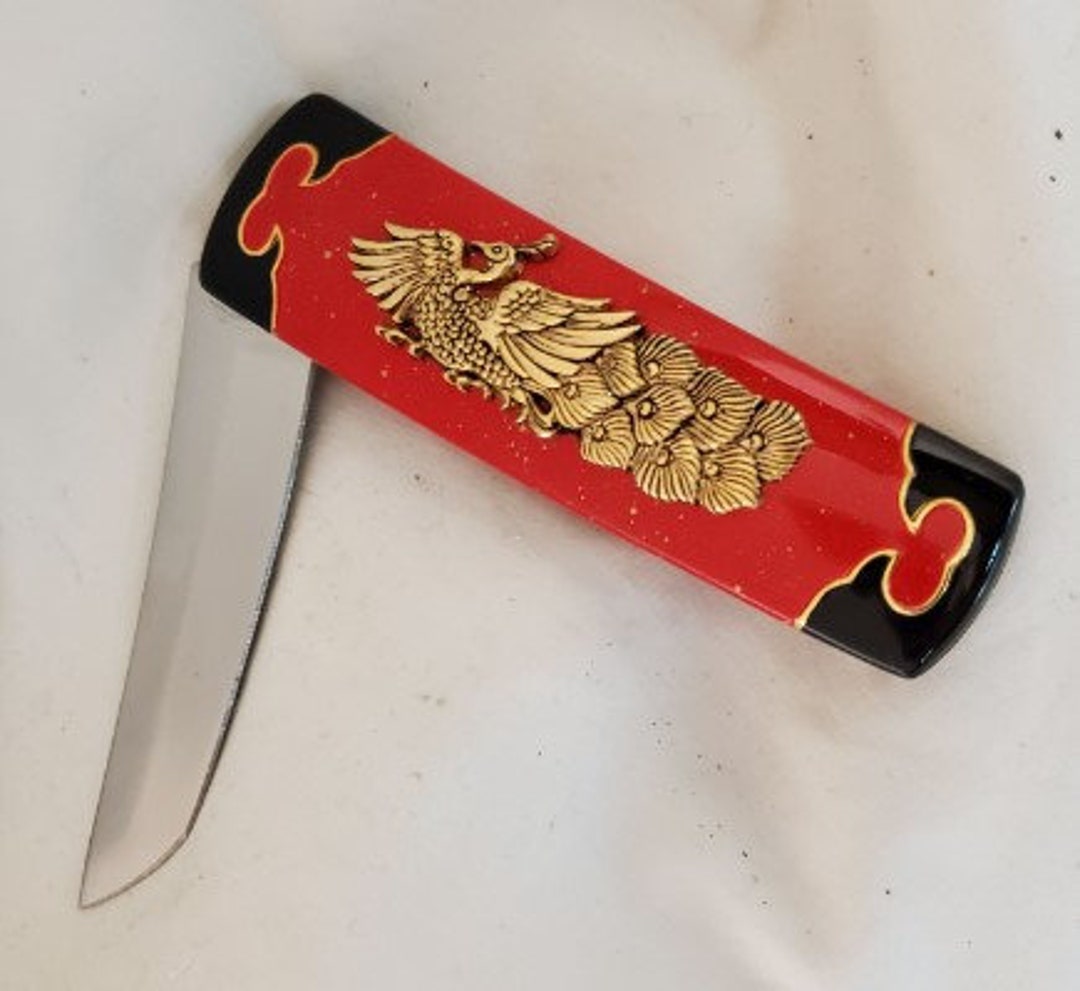Franklin Mint - Peacock of the Sun Collectors Tanto Knife