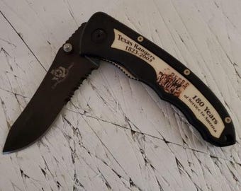 Smith & Wesson Texas Rangers Tribute Pocket Knife Knife (N2200) - Etsy
