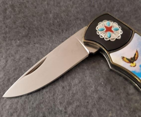 Native American Indian Collectors Knife by the Franklin Mint