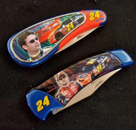 Set of 2 Jeff Gordon Collectors Knives (N1306) - Etsy